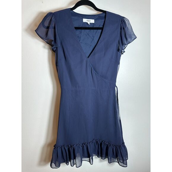 LIKELY Flirty Blue Mini Dress Size 2 - Picture 1 of 5